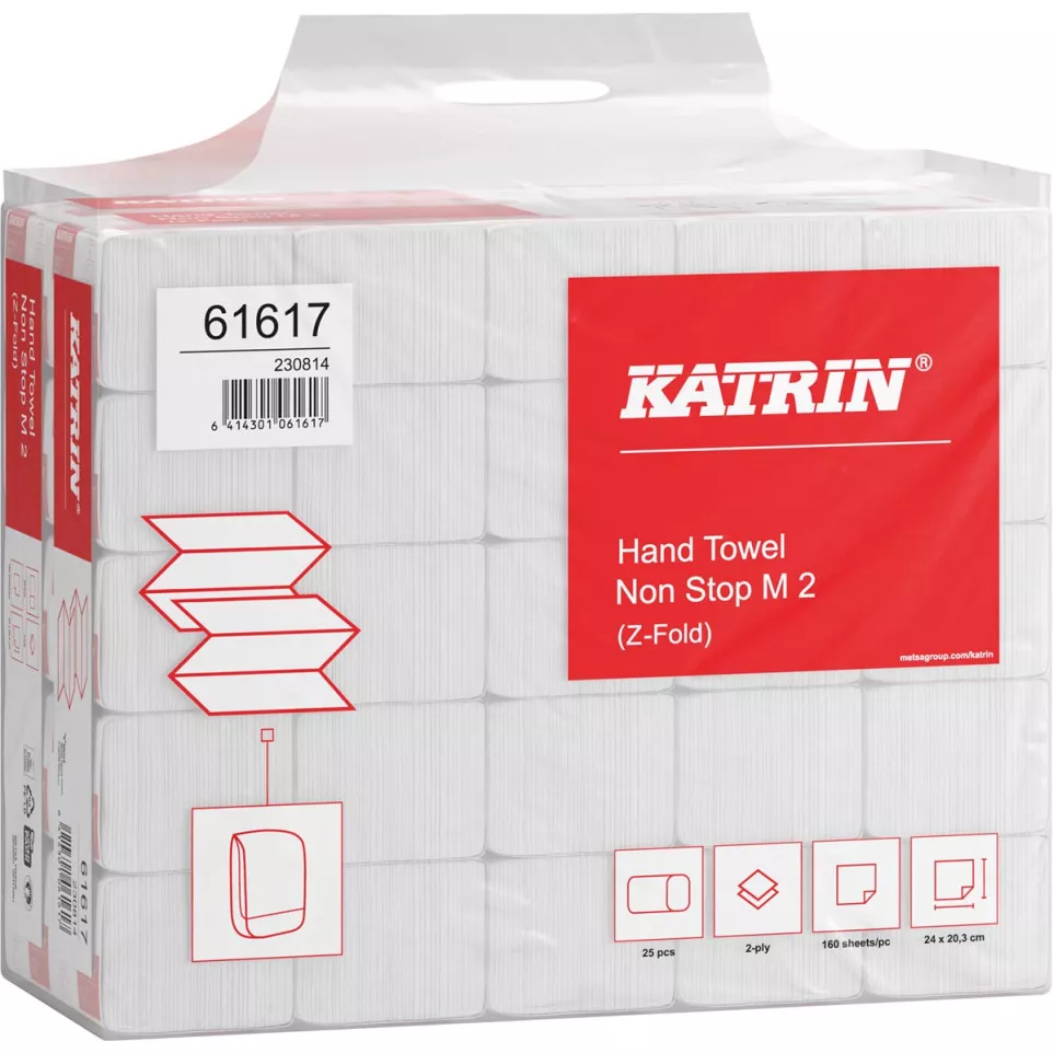 Katrin essuie-mains, 2 plis, paquet...