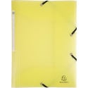 Exacompta Chromaline Pastel Folder with 3 Flaps and Label Assorted Colors