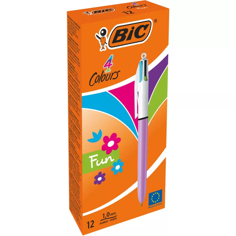Bic Colours Fun 4-kleurenbalpen,...