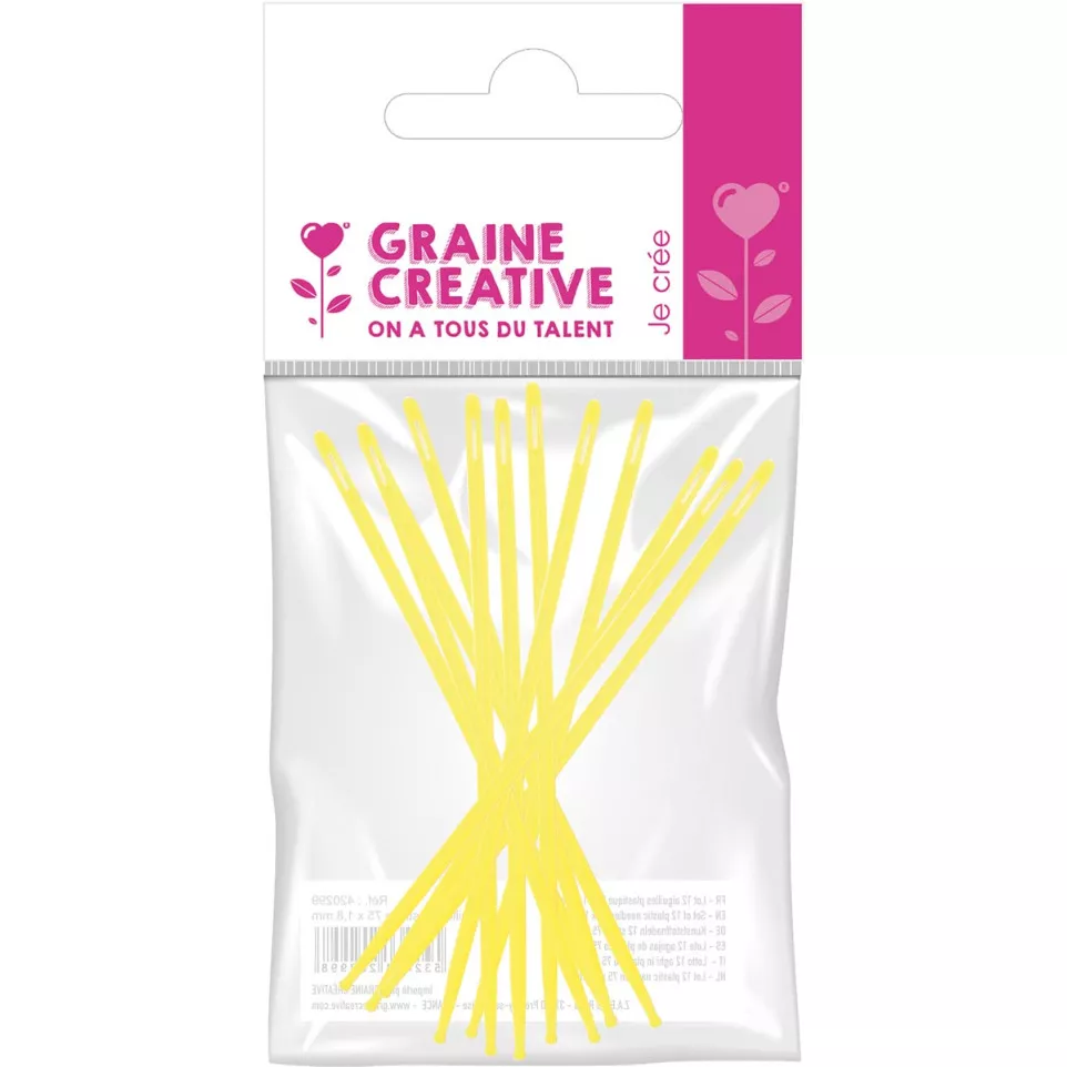 Graine Créative plastic naalden, 75...