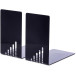 MAUL Serre-livres métall., étroits, 14x8,5x14cm, set de 2 pcs, noir
