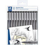 Staedtler pigment liner...