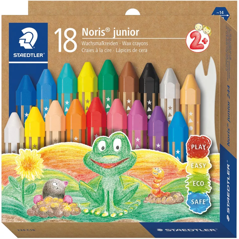 Staedtler Noris Junior 224 Wax Crayon...