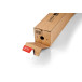 Colompac rechthoekige verzendkoker, ft 705 x 108 x 108 mm, bruin