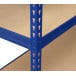 Avasco Robus 400 Industrial Metal Shelf Unit, 180 x 180 x 60 cm, 4 Shelves, Blue