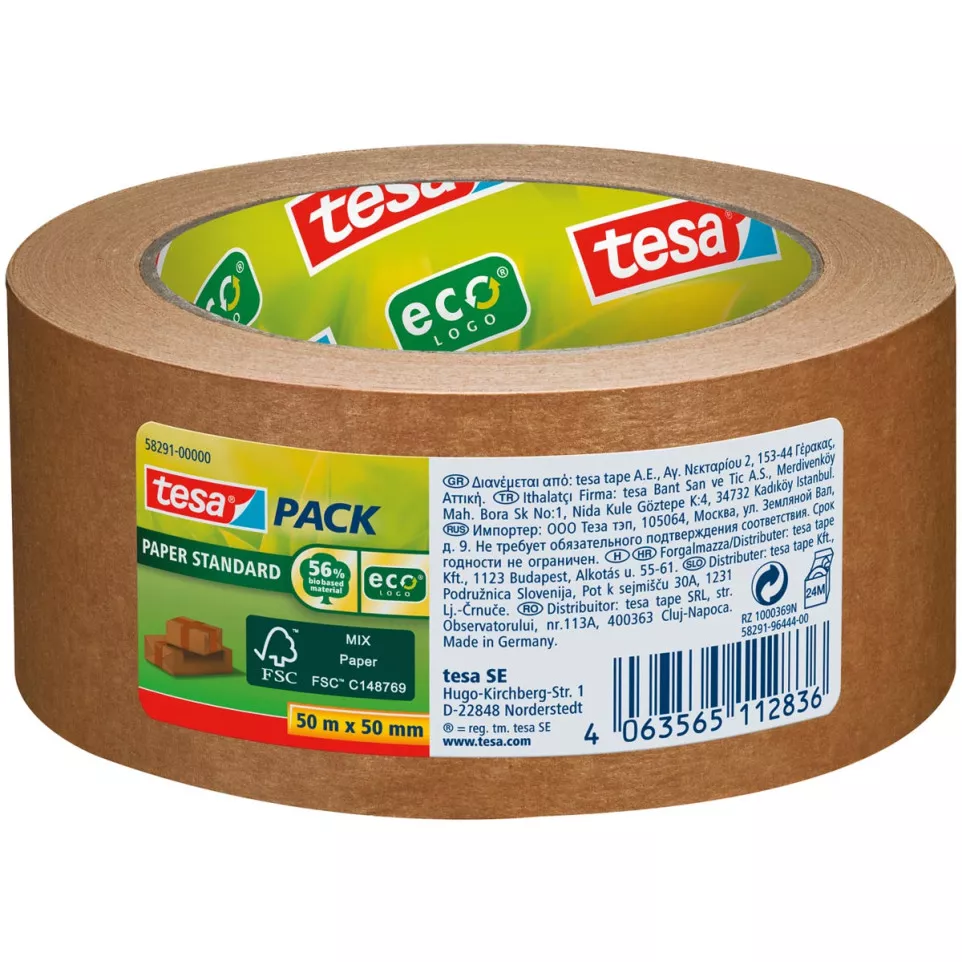 tesa Paper Standard Packaging Tape 50...