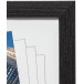 Hampton fotokader Oxford, in 2 cm MDF, zwart, A3