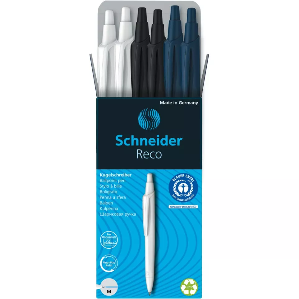 Schneider Reco Ballpoint Pens, Medium...