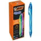 BIC Gel-ocity Quick Dry Retractable Gel Pens, Medium Point 0.7mm, Assorted Colors