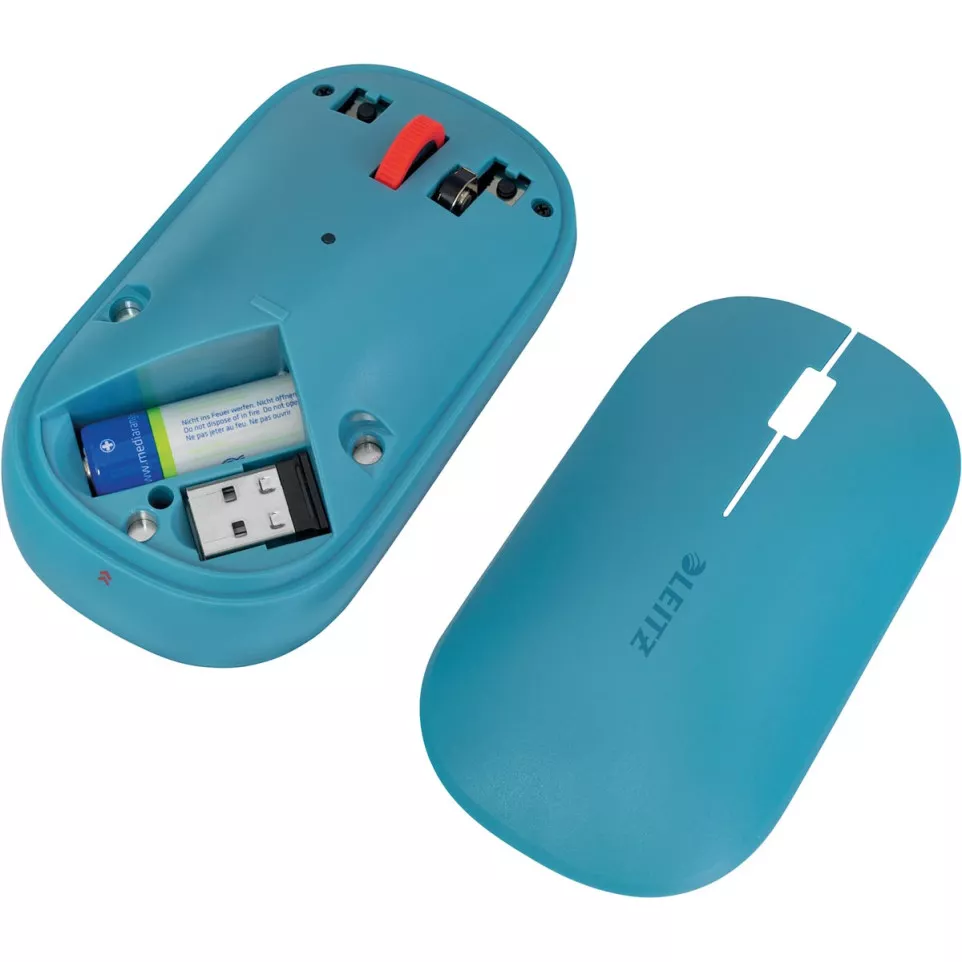 Leitz Cosy draadloze muis, blauw