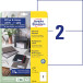 Avery Zweckform universele etiketten, 210 x 148 mm, wit, permanent klevend, 20 etiketten, 10 vellen