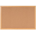 Bi-Office Earth Prime Cork Board Oak Frame 120 x 90 cm