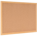 Bi-Office Earth Prime Cork Board Oak Frame 120 x 90 cm