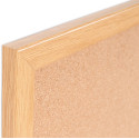 Bi-Office Earth Prime Cork Board Oak Frame 120 x 90 cm