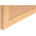 Bi-Office Earth Prime Cork Board Oak Frame 120 x 90 cm