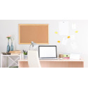 Bi-Office Earth Prime kurkbord, eiken kader, ft 120 x 90 cm