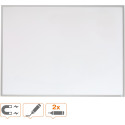 Nobo magnetic whiteboard with aluminum frame 58.5 x 43 cm