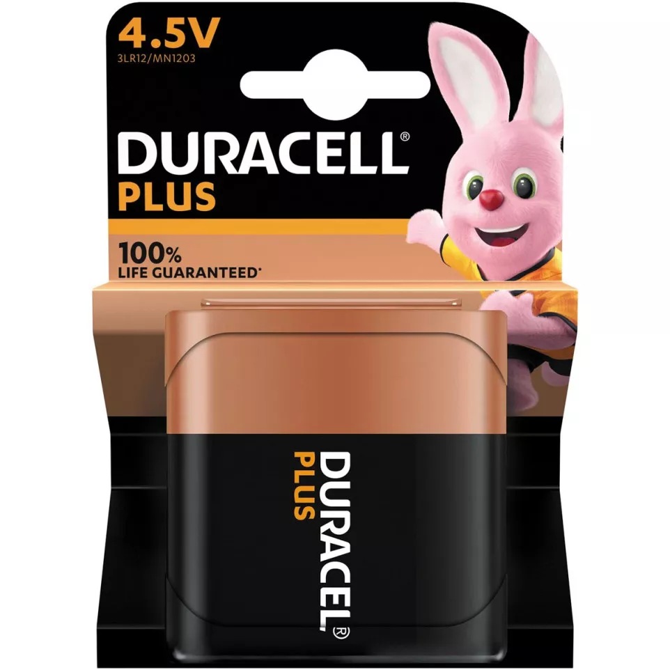 Duracell Plus 4.5V Battery Blister Pack