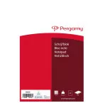Pergamy Letter Writing Pad, 60 g/m², A5 Size, 100 Sheets, 5 mm Grid