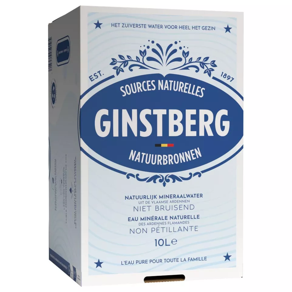 Ginstberg Plat Water, bag in box 10...