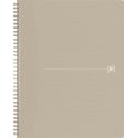 Oxford Origin cahier spiralé, ft A4+, 140 pages, quadrillé 5 mm, sable