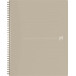 Oxford Origin spiraalschrift, ft A4+, 140 bladzijden, geruit 5 mm, zand