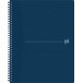 Oxford Origin spiraalschrift, ft A4+, 140 bladzijden, geruit 5 mm, blauw