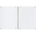 Oxford Origin spiraalschrift, ft A4+, 140 bladzijden, geruit 5 mm, blauw
