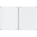 Oxford Origin Spiral Notebook, A4+ Size, 140 Pages, 5mm Grid, Black Cover