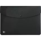 Oxford Urban Document Wallet with Push Button Closure A5 Black Polypropylene