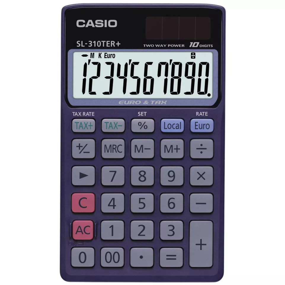 Casio SL-310TER+ Pocket Calculator 10...