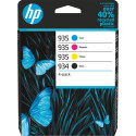 HP 934/935 Original Ink Cartridge Multipack 4 Colors 400 Pages OEM 6ZC72AE
