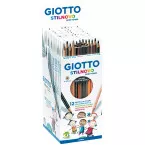 Giotto Stilnovo Skin Tones Coloured Pencils Cardboard Wallet Set of 12