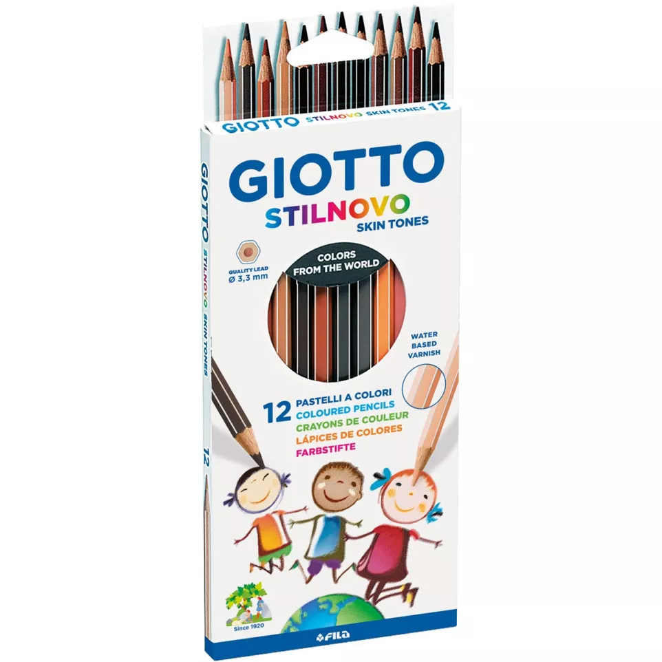 Giotto Stilnovo Skin Tones crayons de...