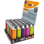 BIC Maxi briquet electronique, présentoir de 50 pièces