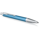 Parker IM Premium stylo bille, moyenne, en boîte-cadeau, Blue (bleu/argent)