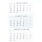 Brepols calendrier trimestriel, 2027