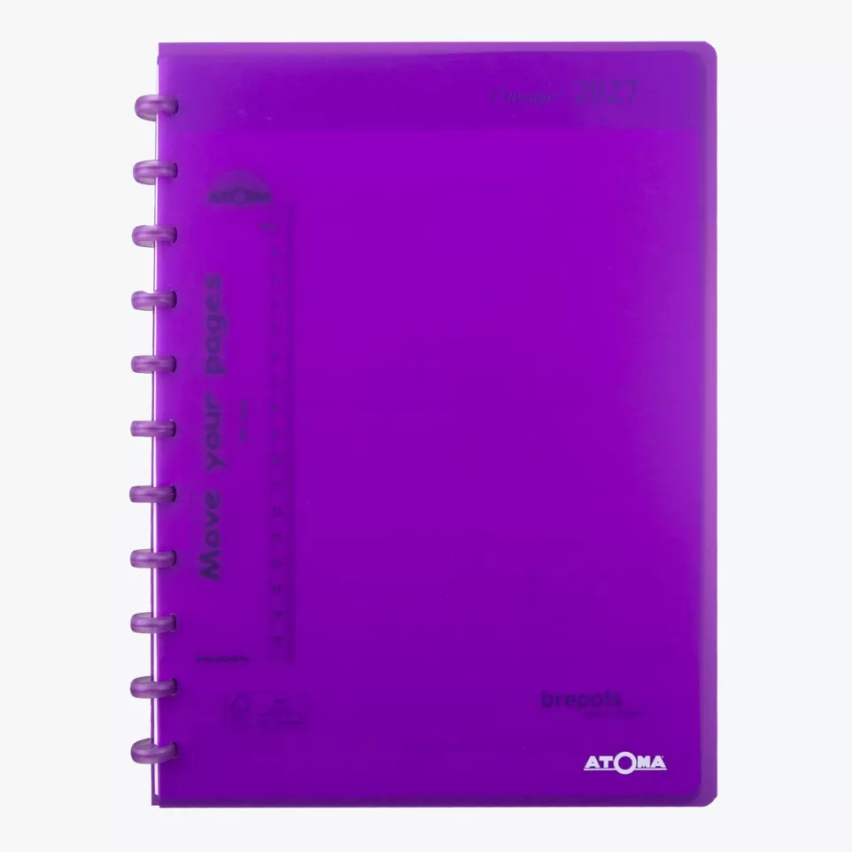 Atoma Diary A4 White Paper 128 Pages...