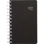 Brepols Building Technique Polypropylene Desk Diary Black 2027
