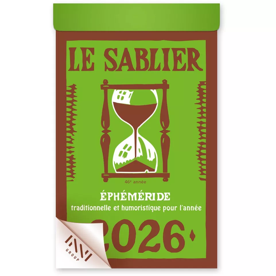 Bloc éphéméride Le Sablier, 2027