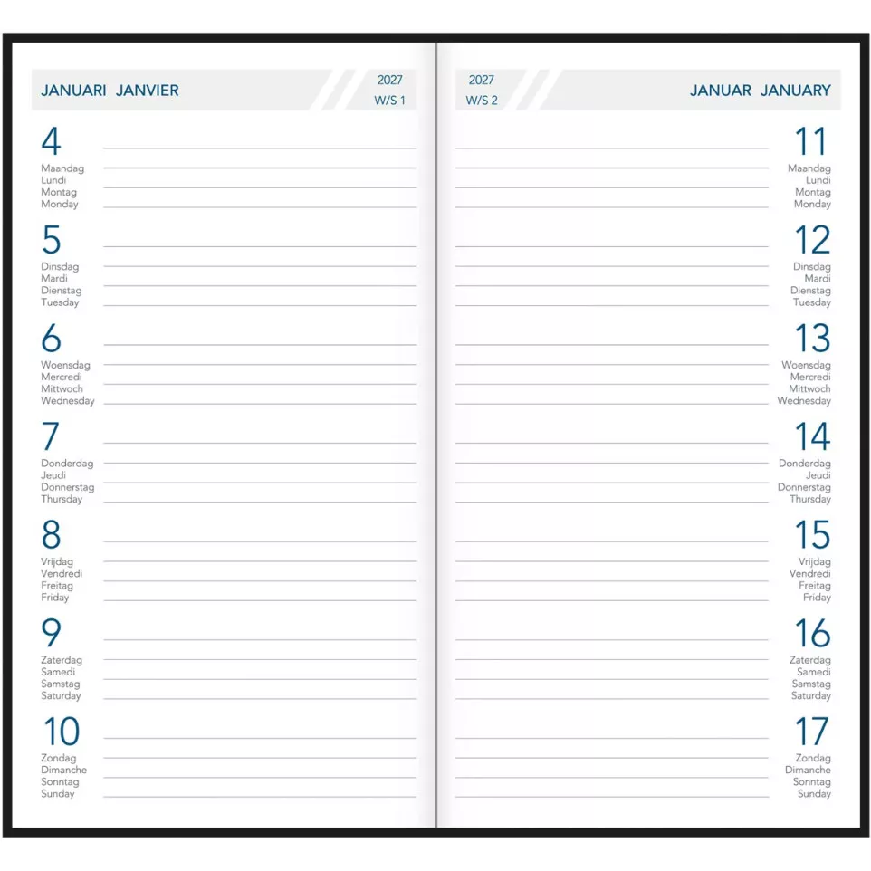Aurora Timeplan 23M Seta Assorted...