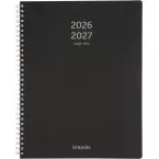 Brepols journal de classe A4 Polyprop, noir, 2026-2027