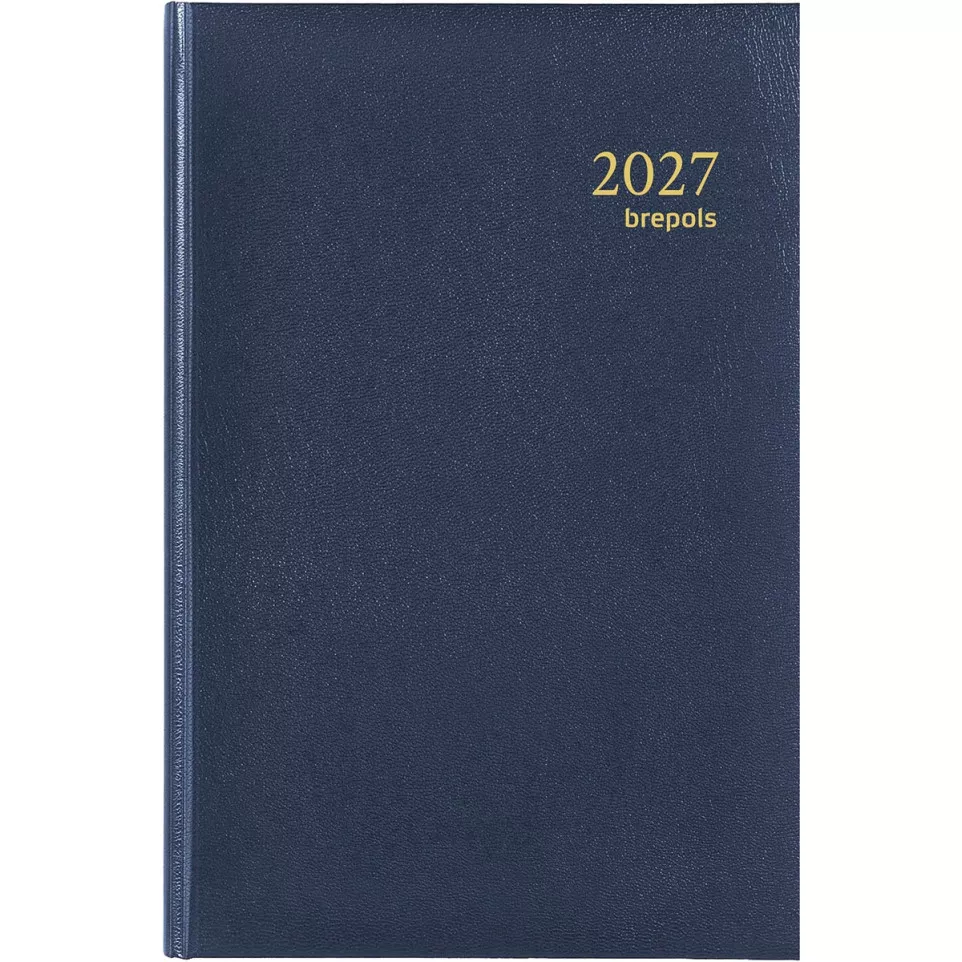 Brepols Saturnus Lima Desk Diary Blue...