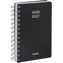 Brepols schoolagenda Wire-O, zwart, 2026-2027