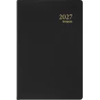Brepols agenda Delta Seta 6 langues, noir, 2027