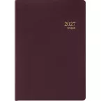 Brepols Armada Seta 4 Languages Pocket Diary Bordeaux 2027