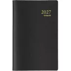Brepols Delta Genova 6 Languages Pocket Diary Black 2027