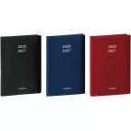 Brepols schoolagenda Student Seta, zwart-blauw-bordeaux, 2026-2027
