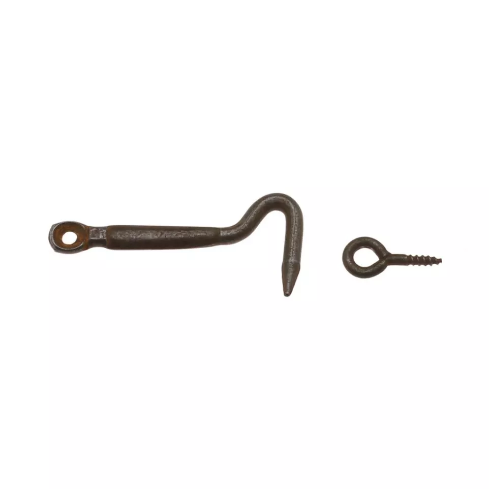 Rusty Iron Hook F5510 45mm Straight /...