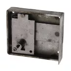 Serrure de meuble D204 avec clé et têtière 60mm droite / Pce